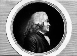 克雷蒂安-纪尧姆-德-马勒舍伯斯（1721-1794）的肖像。雕刻在 "法国革命历史绘画全集，共三卷"。1804. 作者 未知艺术家