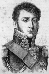法国将军Charles Tristan of Montholon伯爵（1783-1853）的肖像。 作者 未知艺术家