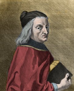 意大利人文主义者克里斯托弗-兰迪诺（1424-1498）的肖像 作者 未知艺术家