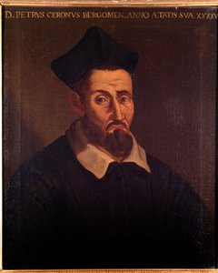 多梅尼科·彼得罗·塞隆（Domenico Pietro Ceron）的肖像，意大利音乐理论家、歌手和牧师（绘画 作者 未知艺术家