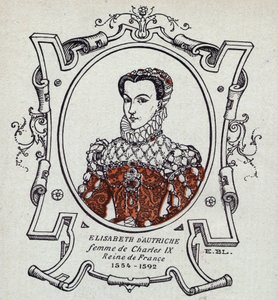 奥地利伊丽莎白肖像（1554-1592 年），法国王后 作者 未知艺术家