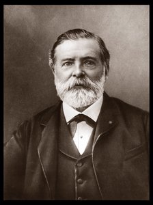 Etienne-Jules Marey (1830-1904)的肖像；英国科学家和计时照相师；血压计的发明者和摄影及电影的先驱。照片由纳达尔，保罗（1856-1939）拍摄。 作者 未知艺术家