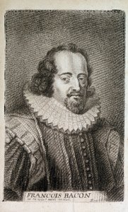 弗朗西斯-培根（1561-1626）的肖像，英国哲学家，未注明日期，v.1600。 作者 未知艺术家