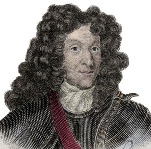 弗朗索瓦-亨利-德-蒙莫朗西-布特维尔（Francois Henri de Montmorency Bouteville）（1628-1695）的肖像，卢森堡的马雷克，皮尼公爵和法国将军。 作者 未知艺术家