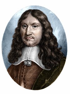 Francois Eudes de Mezeray（1610-1683）法国历史学家的肖像。 作者 未知艺术家