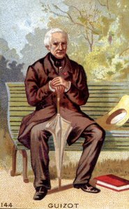 法国政治家、历史学家弗朗索瓦-吉佐（1787-1874）的肖像。 作者 未知艺术家