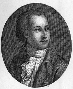 盖塔诺-费兰杰里（1752-1788）的肖像。意大利法学家和教育家 作者 未知艺术家