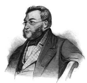 普鲁士政治家乔治-冯-文克的肖像--乔治-冯-文克（1811-1875），行政长官、政治家和普鲁士地主--19世纪末的雕刻品 作者 未知艺术家