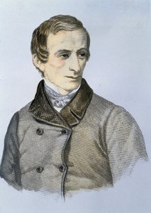 贾科莫·莱奥帕尔迪 (Giacomo Leopardi) 的肖像 (1798 - 1837) 作者 未知艺术家