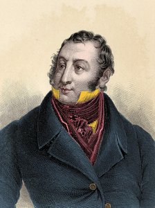 吉奥奇诺-罗西尼（1792-1868）的肖像 作者 未知艺术家