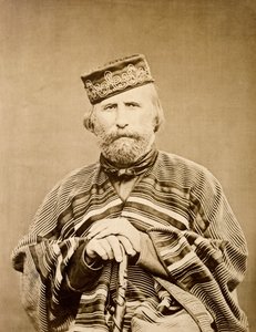 朱塞佩-加里波第（1807-1882）的肖像，1865年 作者 未知艺术家