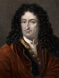 戈特弗里德·威廉·莱布尼茨 (1646-1716) 德国哲学家和数学家的肖像 - 威廉·莱布尼茨 (1646-1716) 德国哲学家和数学家 作者 未知艺术家