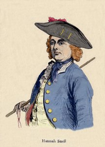 Portrait of Hannah Snell (1723-1792) female soldier, was an Englishman who took the role of a man to become a soldier. 作者 未知艺术家