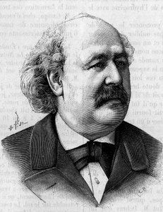 法国化学家亨利-儒勒-德布雷（1827-1888）的肖像。来自尤金-皮鲁的照片）。刻于1888年8月11日的 "La Nature: revue des sciences et de leurs applications aux arts et a l