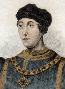 英格兰国王亨利六世 (1421-1471) 的肖像。 作者 未知艺术家