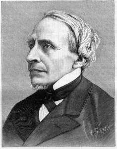 科学家Herve Mangon（1821-1888）的画像。在 "自然。科学及其在艺术和工业中的应用回顾"。1888 作者 未知艺术家