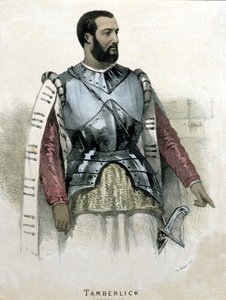 意大利男高音恩里科·坦伯利克 (Enrico Tamberlick, 1820 - 1869) 在奥赛罗 (Gioacchino Rossini) 的肖像 作者 未知艺术家