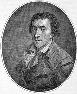 Jacques Pierre Brissot dit Brissot de Warville（1754-1793）的肖像，法国记者和政治家。他创立了黑人之友协会，是废除奴隶制的支持者。19世纪的雕版画。 作者 未知艺术家