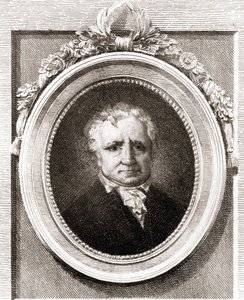 法国画家Jean Honoré Fragonard（1732 - 1806）的肖像。 作者 未知艺术家