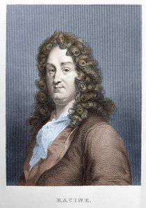让-拉辛（1639-1699）的肖像，法国剧作家。 作者 未知艺术家