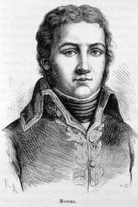 让-维克多（Jean-Victor）-莫罗（1763-1813）的画像，法国将军。 作者 未知艺术家