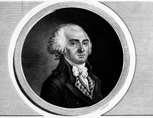 Portrait of Jerome Petion de Villeneuve (1759-1793) President of the Convention and Member of the States General. Engraving in “” Complete collection of historical paintings of the French revolution, in three volumes.””” 1804. 作者 未知艺术家