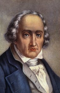 织布机发明者约瑟夫-玛丽-雅克（Joseph Marie Jacquard）的肖像。 作者 未知艺术家