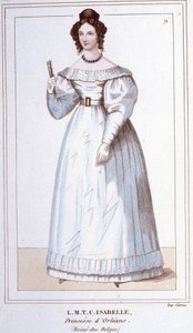 Portrait of LOUISE MARIE THERESE CHARLOTTE ISABELLE D
