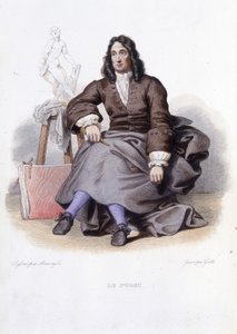 Le Puget (Pierre Puget) 法国雕塑家、画家和建筑师的肖像（1620年至1694年）--见Ed.Mennechet, "Le Plutarque francais"（法语）。 作者 未知艺术家