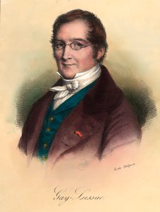 Portrait of Louis-Joseph Gay-Lussac (Louis Joseph Gay Lussac) (1778 - 1850), French chemist and physicist. Engraving of the 19th century. Private collection. 作者 未知艺术家