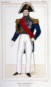法国国王路易-菲利普一世（1773 - 1850）的画像。 作者 未知艺术家