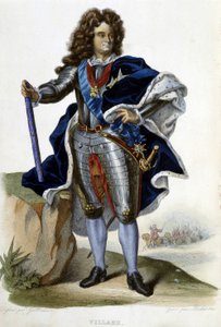 法国总理路易-克劳德-赫克托公爵（1653-1734）的肖像--载于 "Le Plutarque francais"，编辑。Langlois, 巴黎 作者 未知艺术家