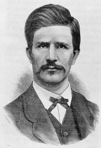 路易斯-罗塞尔（1844 - 1871）的肖像。H.马丁的《法国史》中19世纪末的雕版画。 作者 未知艺术家