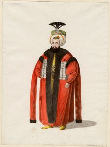 马哈茂德二世（1785-1839）的肖像 作者 未知艺术家
