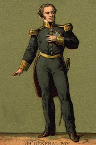 马克西米利安-塞巴斯蒂安-福伊的画像。法国将军和政治家（1775年至1825年 作者 未知艺术家