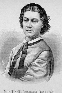 旅行者Tinné小姐的肖像(1835 - 1869) - grav.19世纪 作者 未知艺术家