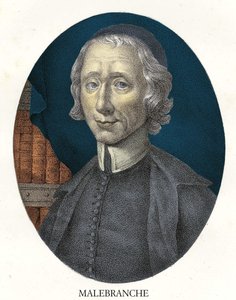 尼古拉-马勒布兰奇（1638 - 1715）法国哲学家和神学家的画像。 作者 未知艺术家
