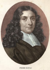 皮埃尔-巴耶的肖像 法国哲学家和作家（1647-1706）。 作者 未知艺术家