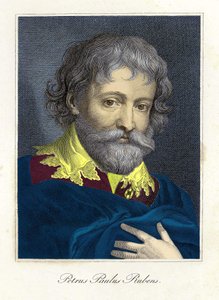 皮埃尔-保罗（Pierre-Paul）-鲁本斯（或彼得-保罗或佩特鲁斯-保罗斯）的肖像（1577-1640），佛兰德画家和漫画家 作者 未知艺术家