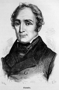 法国历史学家和政治家Prosper Brugiere de Barante（1782 - 1866）的肖像。 作者 未知艺术家