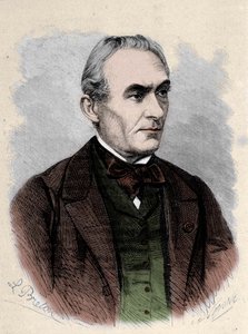 Prosper Merimee 法国作家的肖像（1803-1870）。/leemage 作者 未知艺术家