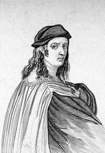 拉斐尔（Raffaello Sanzio 1483 - 1520）的画像，意大利画家。 作者 未知艺术家