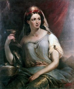 罗莎-韦塞拉娜-盖里耶里肖像（布面油画） 作者 未知艺术家