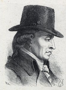 Stanislas Marie Maillard（1763-1794）的肖像，法警和法国大革命的象征性人物。 作者 未知艺术家