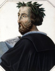 Torquato Tasso 的肖像，被称为杯子（1544 - 1595），意大利诗人。 从 19 世纪初开始雕刻。 作者 未知艺术家