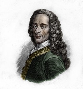 伏尔泰肖像（1694-1778），法国作家和哲学家 作者 未知艺术家