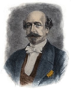 法国金融家和政治家夏尔-德-莫尼伯爵（或公爵）（1811-1865）的画像，拿破仑三世的同父异母兄弟 作者 未知艺术家
