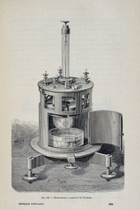W. Thomson 的象限静电计 - 在 Emile Desbeaux 的“”La physique populaire”中 作者 未知艺术家