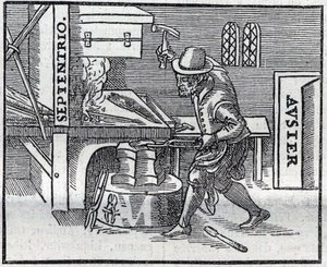 1600年的作品 "De Magnete, Magneticisque Corporibus, et de Magno Magnete Tellure"（或磁学和磁体，以及地球上的大磁铁）的雕刻复制品，作者是威廉-吉尔伯特（或威廉-吉尔伯德）。 作者 未知艺术家