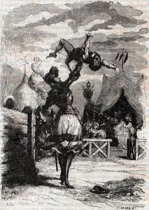 马尔菲斯（Marfisa）的复仇--1851年的雕刻，出自卢多维科-阿里奥斯托的《愤怒的罗兰》（Orlando furioso）（16世纪），被称为阿里奥斯托--由特雷桑伯爵从意大利文翻译的版本，1851年由古斯塔夫-哈佛出版。 作者 未知艺术家